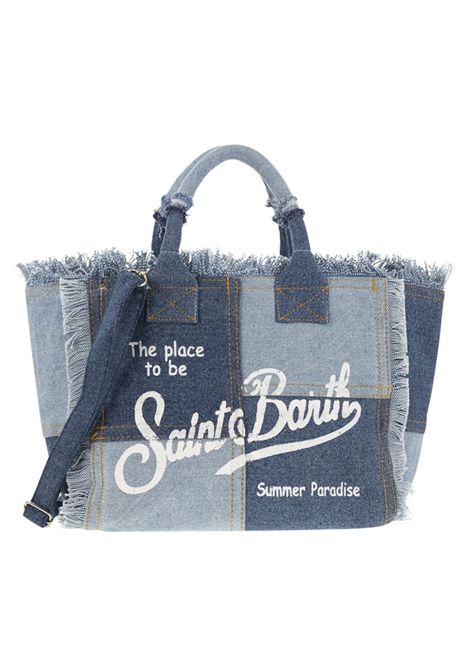 Borsa MC2 Saint Barth COLETTE04132H11 blu patchwork denim MC2 SAINT BARTH | Borse | COLETTE04132H11